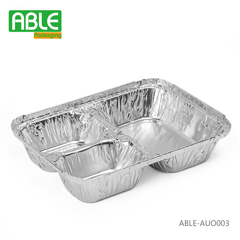 AUO003 Three Compartment School Feeding Container