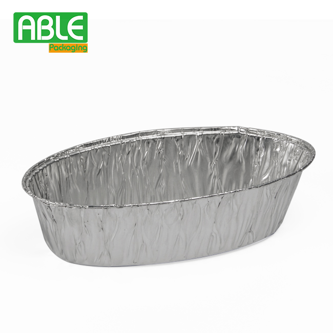 Foil Containers Oval Challah-Shallow